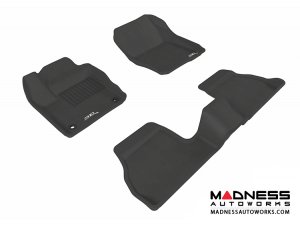Ford Focus Floor Mats (Set of 3) - Black by 3D MAXpider Ford Focus Floor Mats (Set of 3) - Black by 3D MAXpider